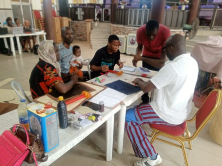 leather and fabric bag making class